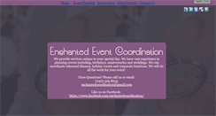 Desktop Screenshot of enchantedcoordination.com